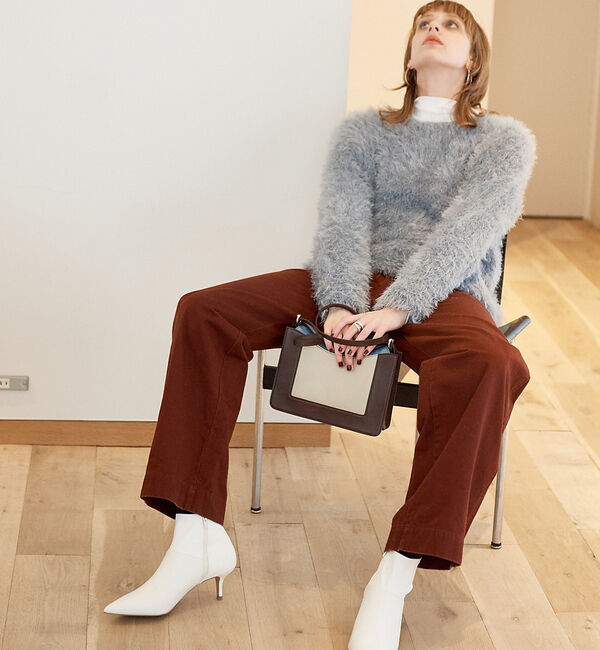 LOWELL things「【LEE掲載】Trench/レザーフラップショルダーBAG」|ショルダー・メッセンジャー|