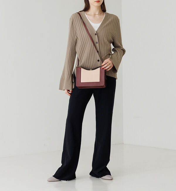 LOWELL things「【LEE掲載】Trench/レザーフラップショルダーBAG」|ショルダー・メッセンジャー|