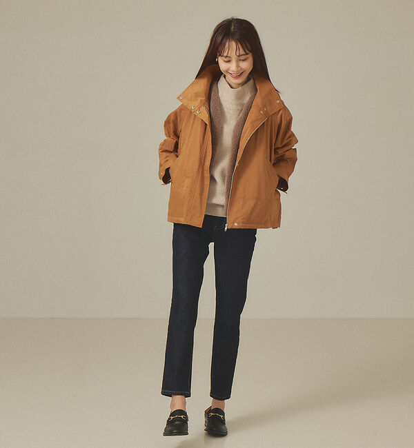 abahouse mavie「モックネックプルオーバー」|ニット・セーター|