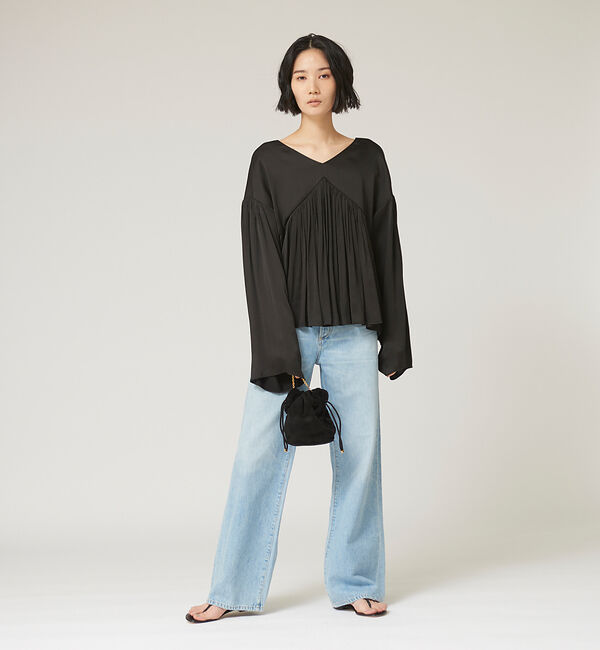 The Store by C' 「【COCUCA】【WEB限定】ギャザーブラウス」|シャツ・ブラウス|