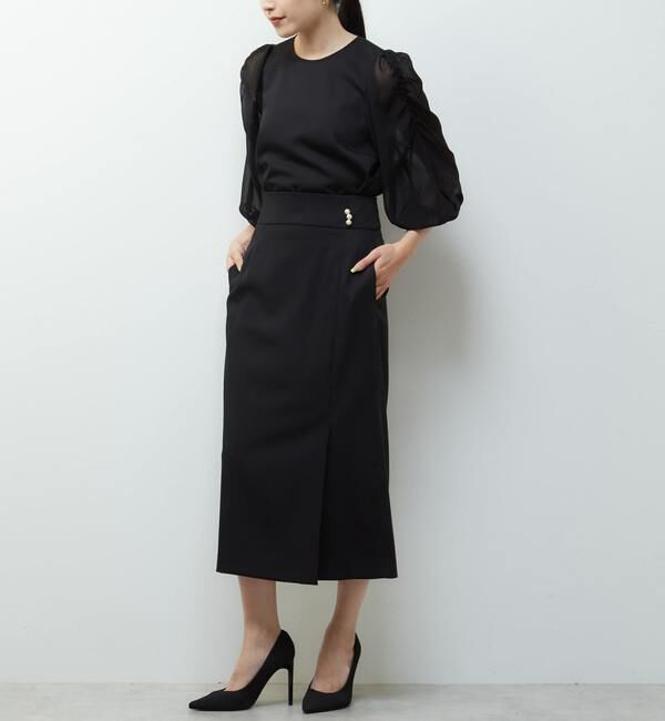 TIARA「シフォンスリーブトップス」|シャツ・ブラウス|