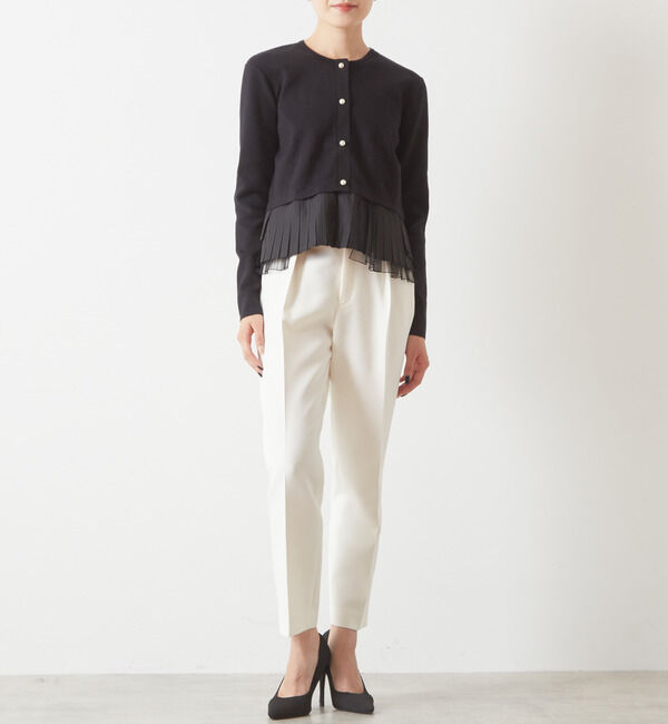 TIARA「《一部別注カラー》【MARILYN MOON/マリリンムーン】パールボタンカーディガン」|カーディガン|