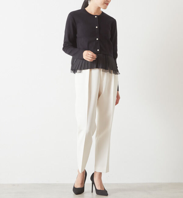 TIARA「《一部別注カラー》【MARILYN MOON/マリリンムーン】パールボタンカーディガン」|カーディガン|