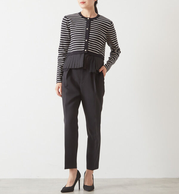 TIARA「《一部別注カラー》【MARILYN MOON/マリリンムーン】パールボタンカーディガン」|カーディガン|