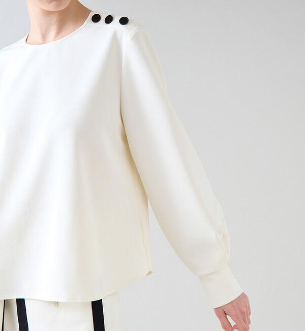 TIARA「バイカラープルオーバー」|シャツ・ブラウス|