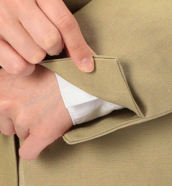 Liesse「リネン混ジャケット」|ノーカラージャケット|