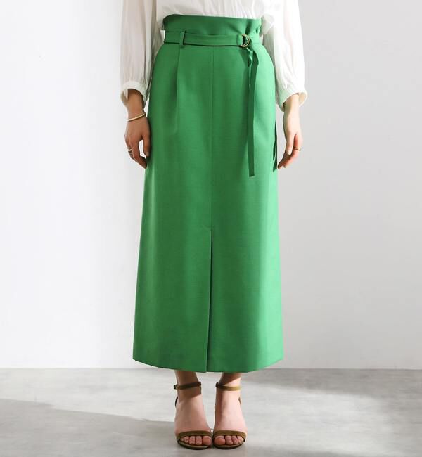 Liesse「ベルテッドロングタイトスカート（セットアップ対応可）」|スカート|