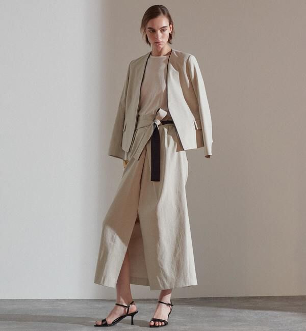 Liesse「バイカラーリボンスカート」|スカート|キナリ