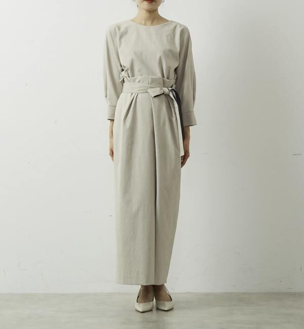 Liesse「バイカラーリボンスカート」|スカート|