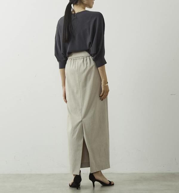 Liesse「バイカラーリボンスカート」|スカート|