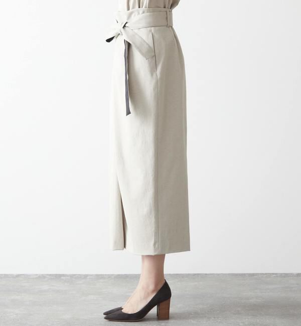 Liesse「バイカラーリボンスカート」|スカート|