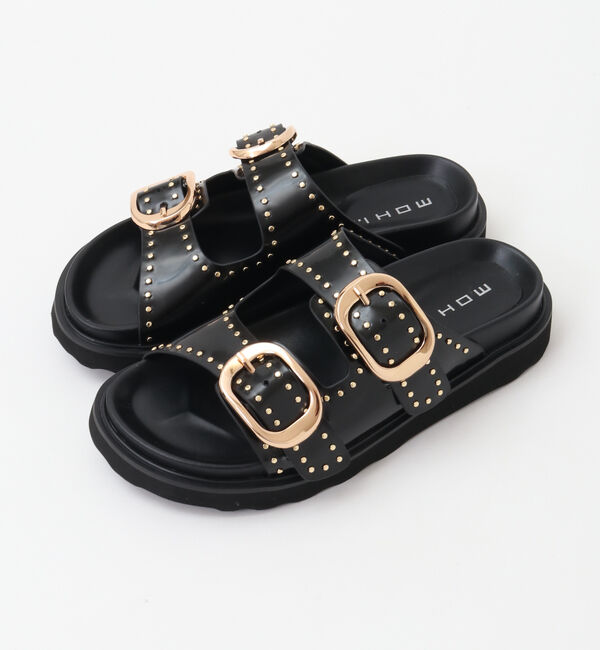 Liesse「【MOHI】サンダル/GU12-RD22-13A-FL」|サンダル|ブラック