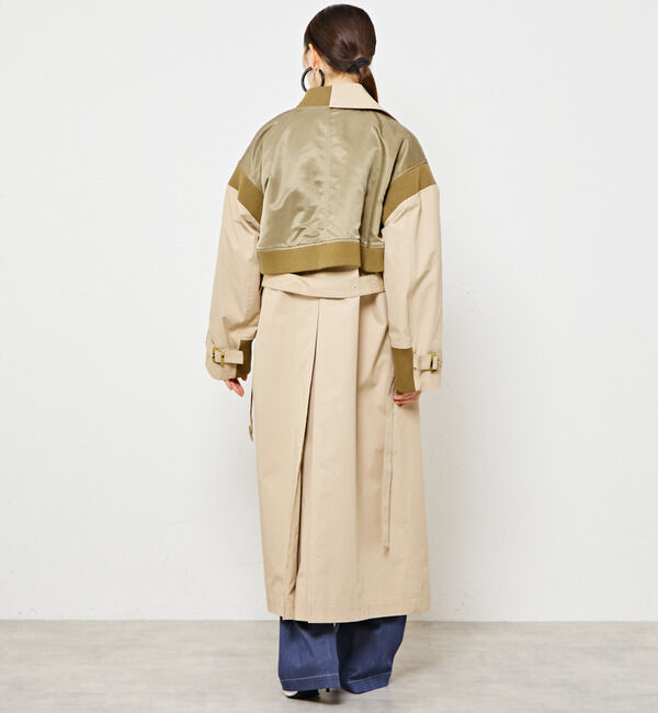 Soffitto「MA-1＆トレンチアシンメトリーコート」|その他|