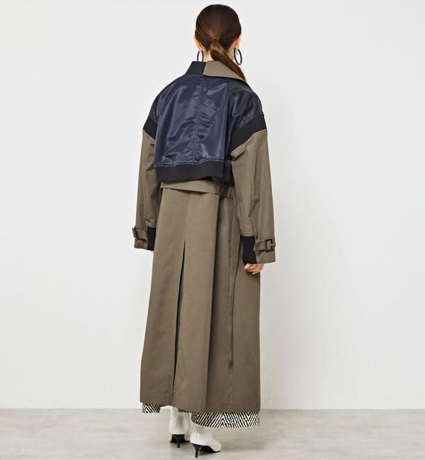 Soffitto「MA-1＆トレンチアシンメトリーコート」|その他|
