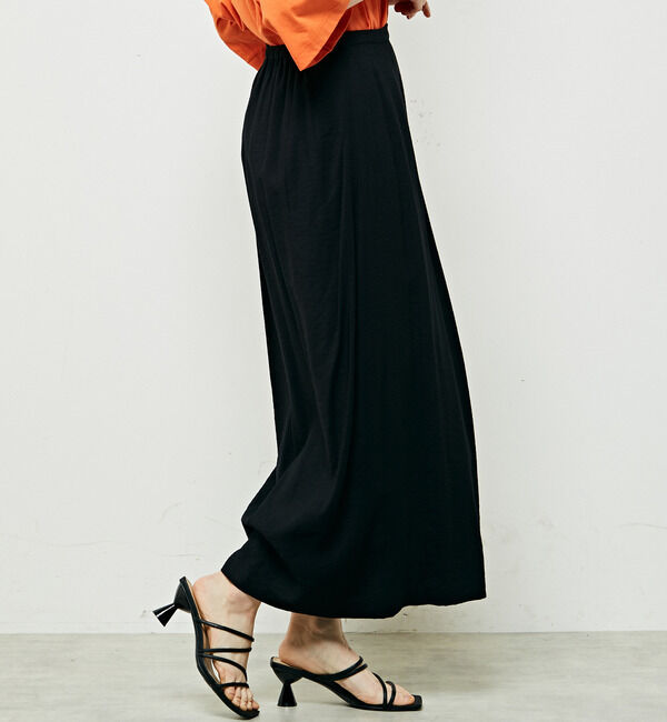 Soffitto「アシンメトリーサイドギャザースカート」|スカート|