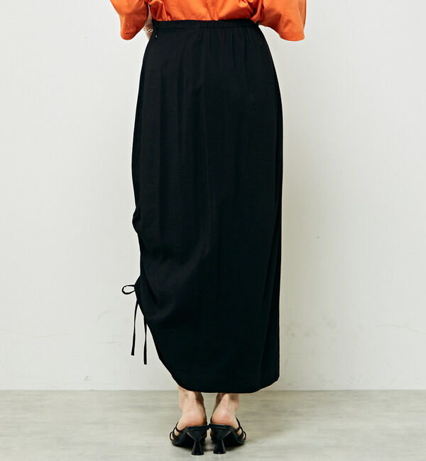 Soffitto「アシンメトリーサイドギャザースカート」|スカート|