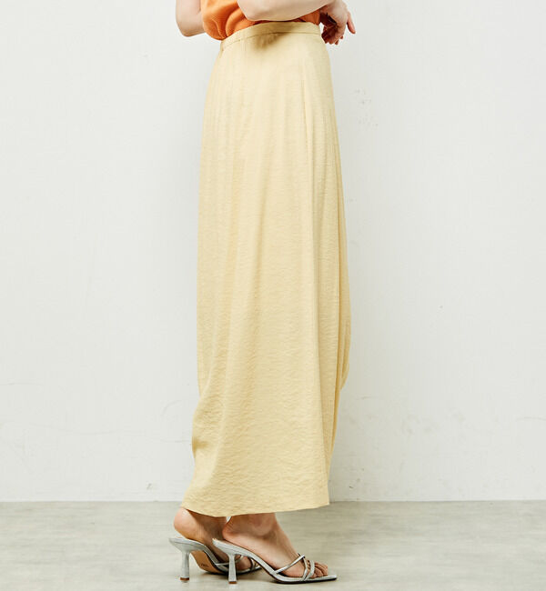 Soffitto「アシンメトリーサイドギャザースカート」|スカート|