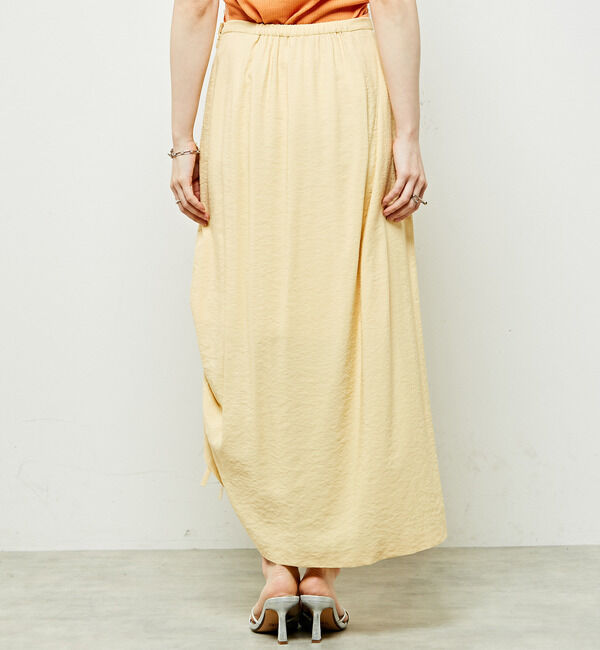 Soffitto「アシンメトリーサイドギャザースカート」|スカート|