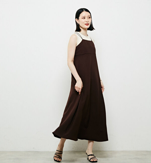 SOFFITTO「バックデザインキャミワンピース」|ワンピース|