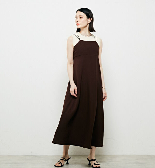 SOFFITTO「バックデザインキャミワンピース」|ワンピース|