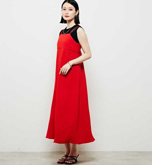 SOFFITTO「バックデザインキャミワンピース」|ワンピース|