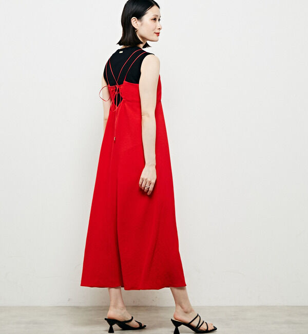 SOFFITTO「バックデザインキャミワンピース」|ワンピース|