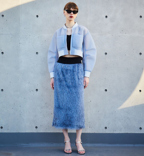 Soffitto「シアーショート丈MA-1」|ブルゾン・スタジャン|