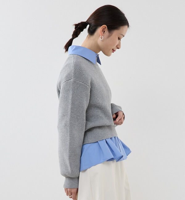 Soffitto「片畦編みニット」|ニット・セーター|