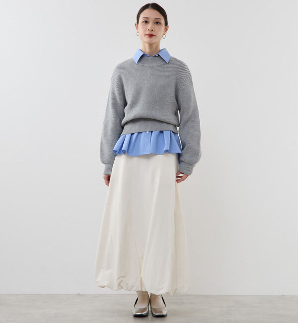 Soffitto「片畦編みニット」|ニット・セーター|