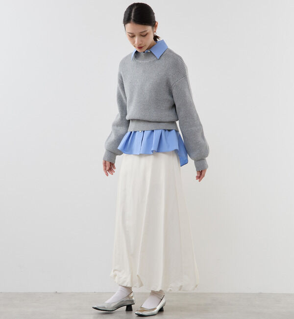 Soffitto「片畦編みニット」|ニット・セーター|