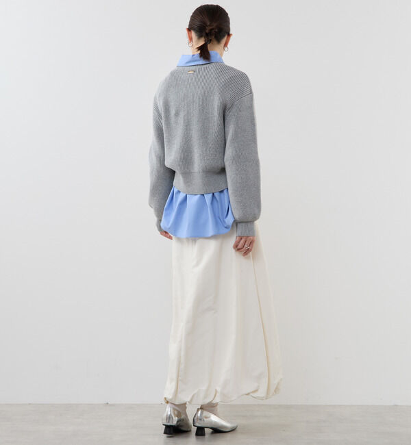 Soffitto「片畦編みニット」|ニット・セーター|