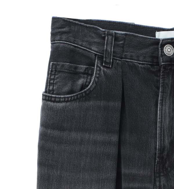 A_「【HAIKURE/ハイクル】CANDY BLUE TENCEL ASIASN FITテンセル混タックデニムパンツ」|デニム|