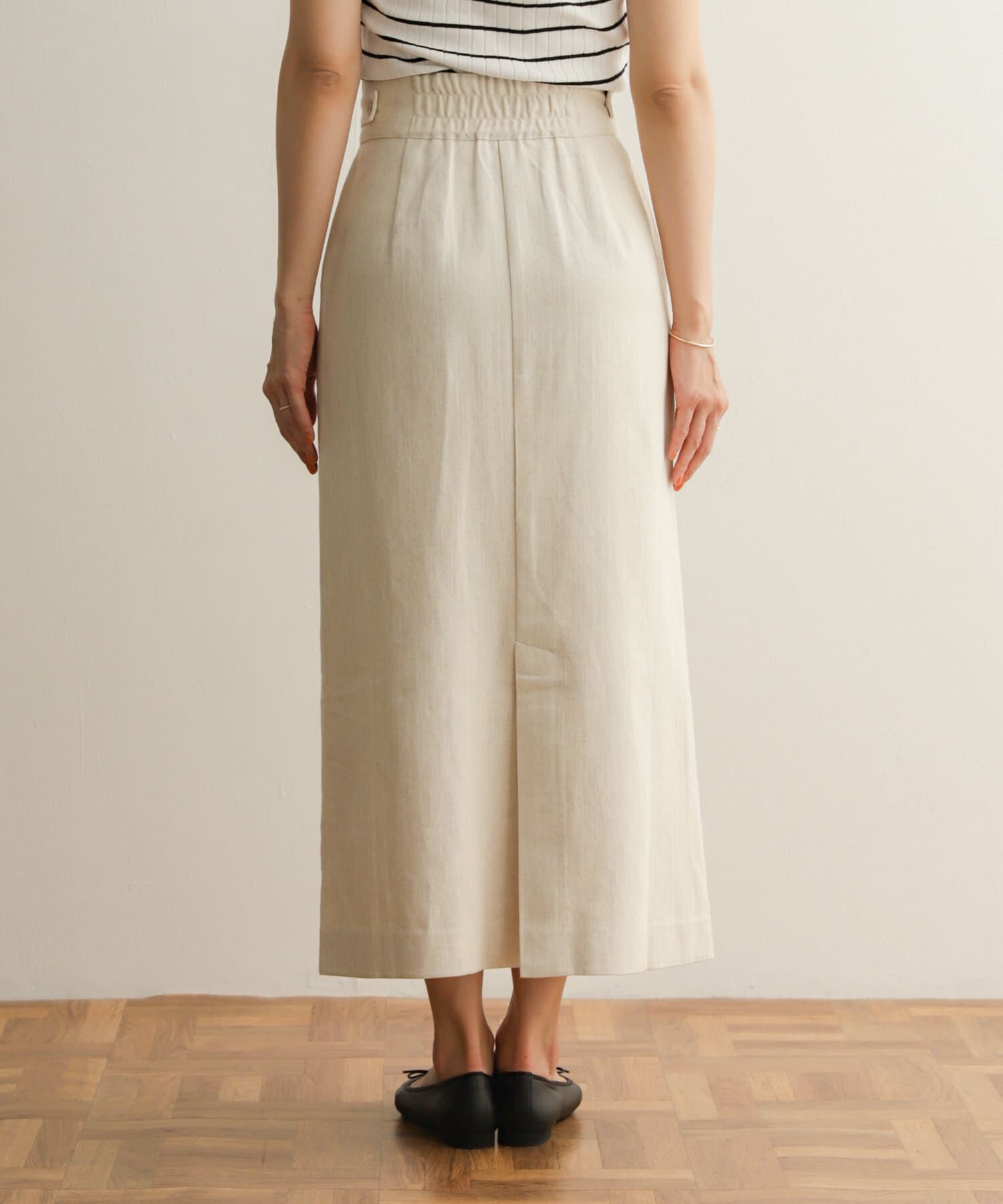 URBAN RESEARCH DOORS「コットンリネングルカスカート」|スカート|