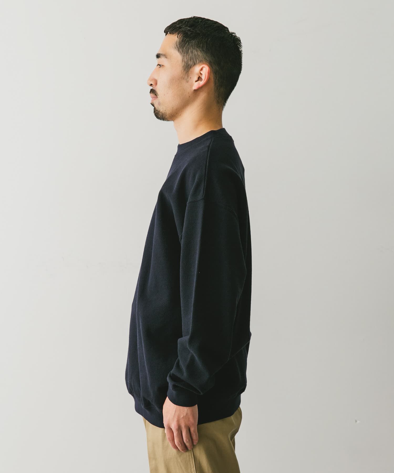 URBAN RESEARCH DOORS「裏起毛鹿の子プルオーバー」|Tシャツ・カットソー|