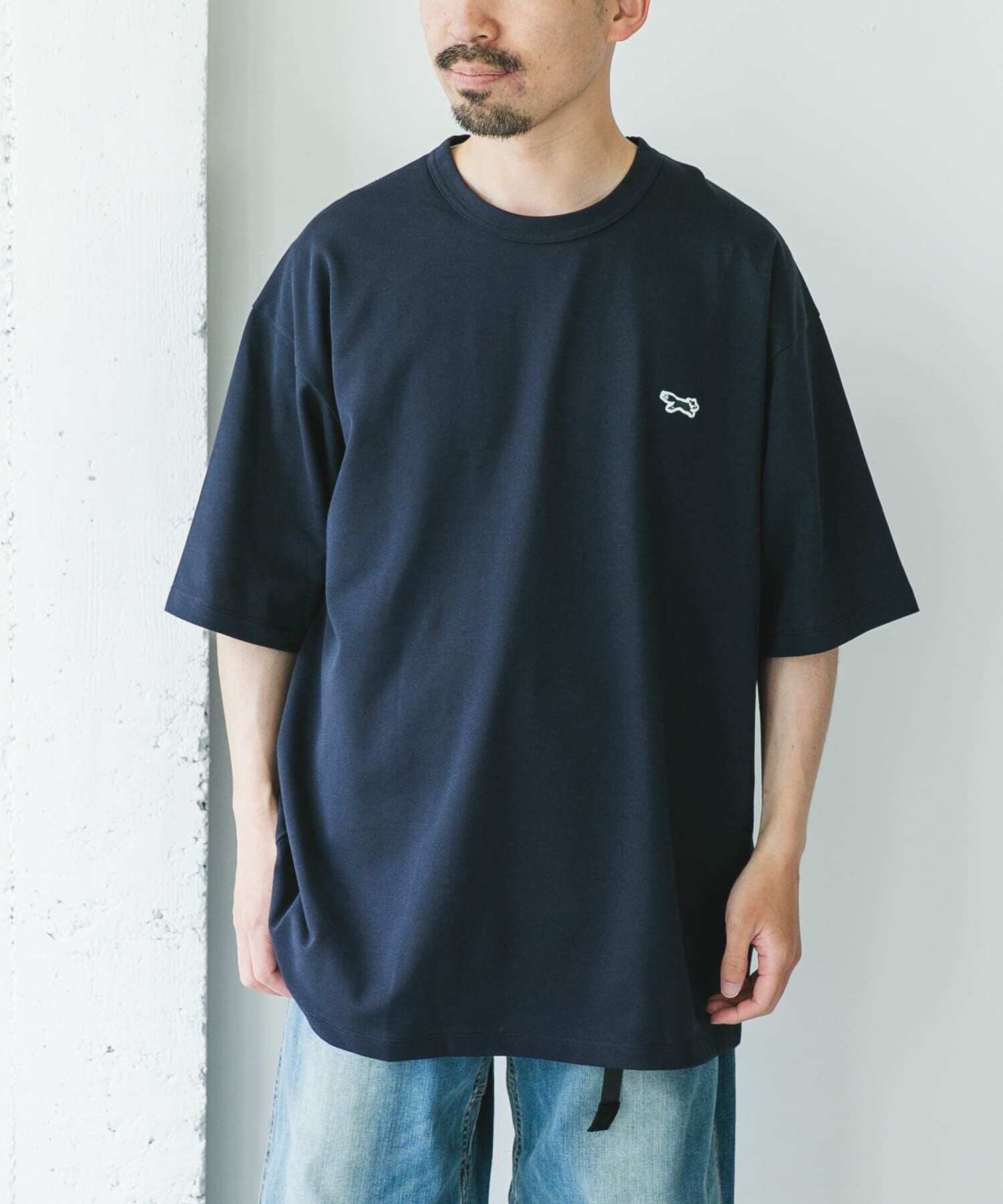 URBAN RESEARCH DOORS「『XLサイズ/WEB限定』『別注』PENNEYS&times;DOORS　THEFOX 鹿の子ショートスリーブT」|Tシャツ・カットソー|