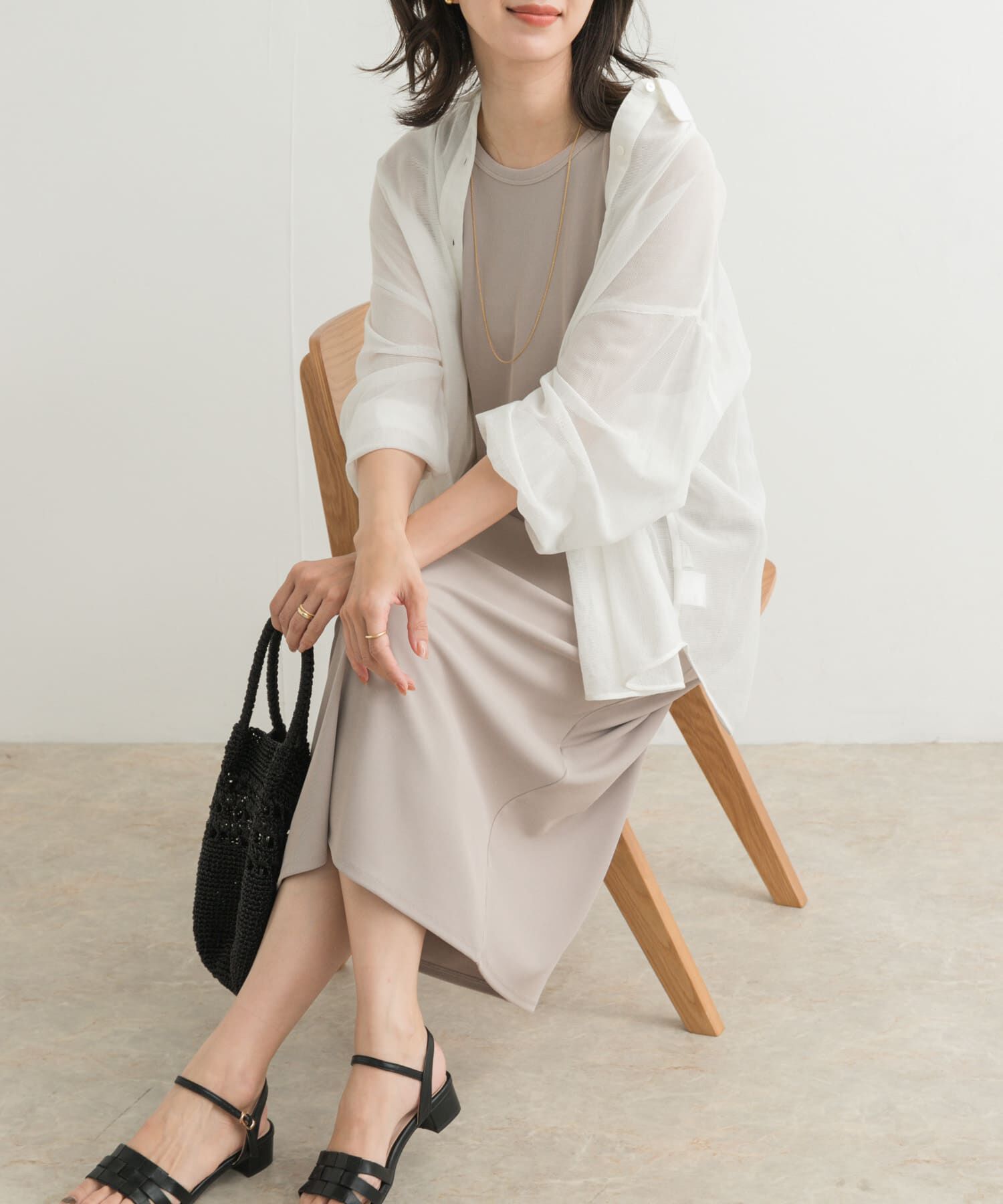 URBAN RESEARCH DOORS「『UVカット/吸水速乾/接触冷感』2WAYタンクトップワンピース」|ワンピース|