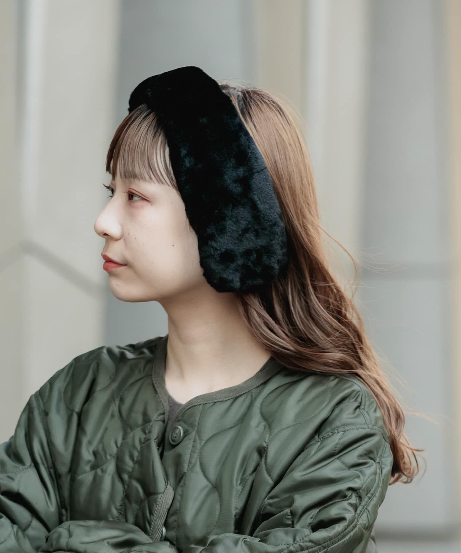 SMELLY「エコファーイヤーマフ」|イヤーマフ|