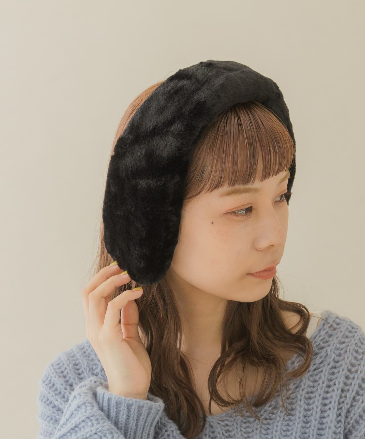 SMELLY「エコファーイヤーマフ」|イヤーマフ|