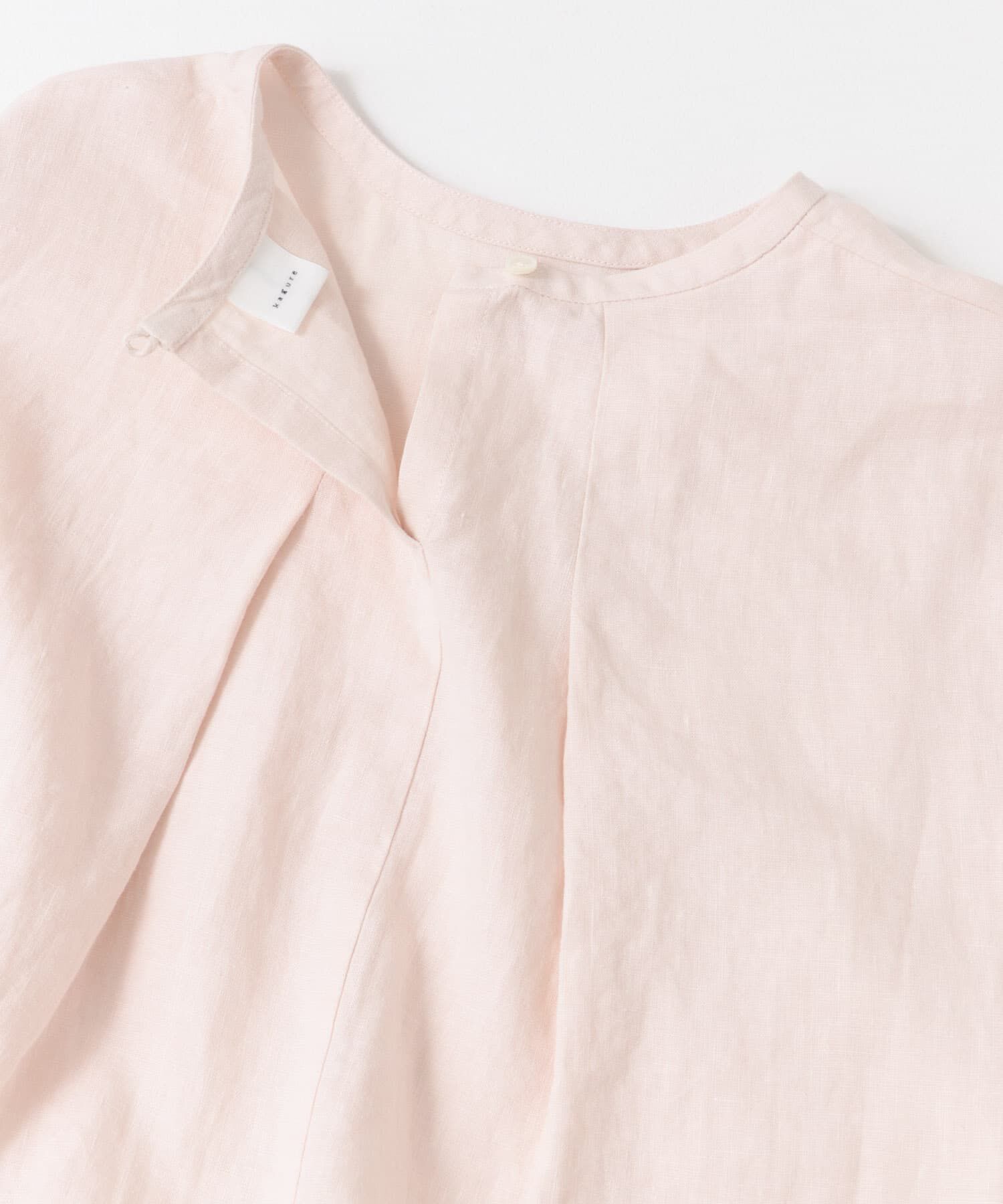 かぐれ「リネンクルーネックプルオーバー」|シャツ・ブラウス|