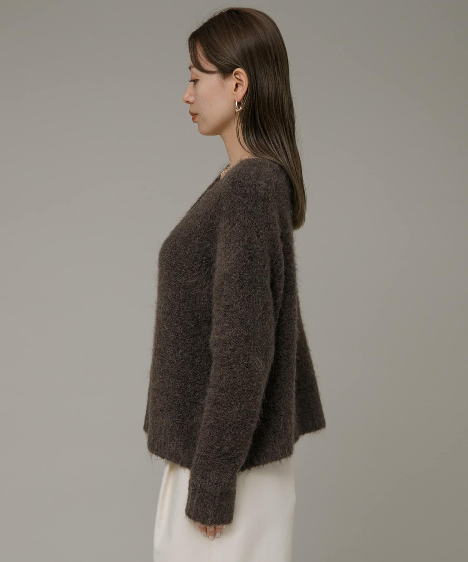 Sonny Label 「ディープVネックプルオーバー」|ニット・セーター|