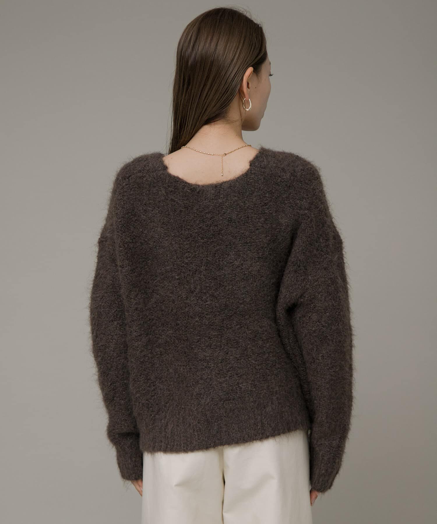 Sonny Label 「ディープVネックプルオーバー」|ニット・セーター|