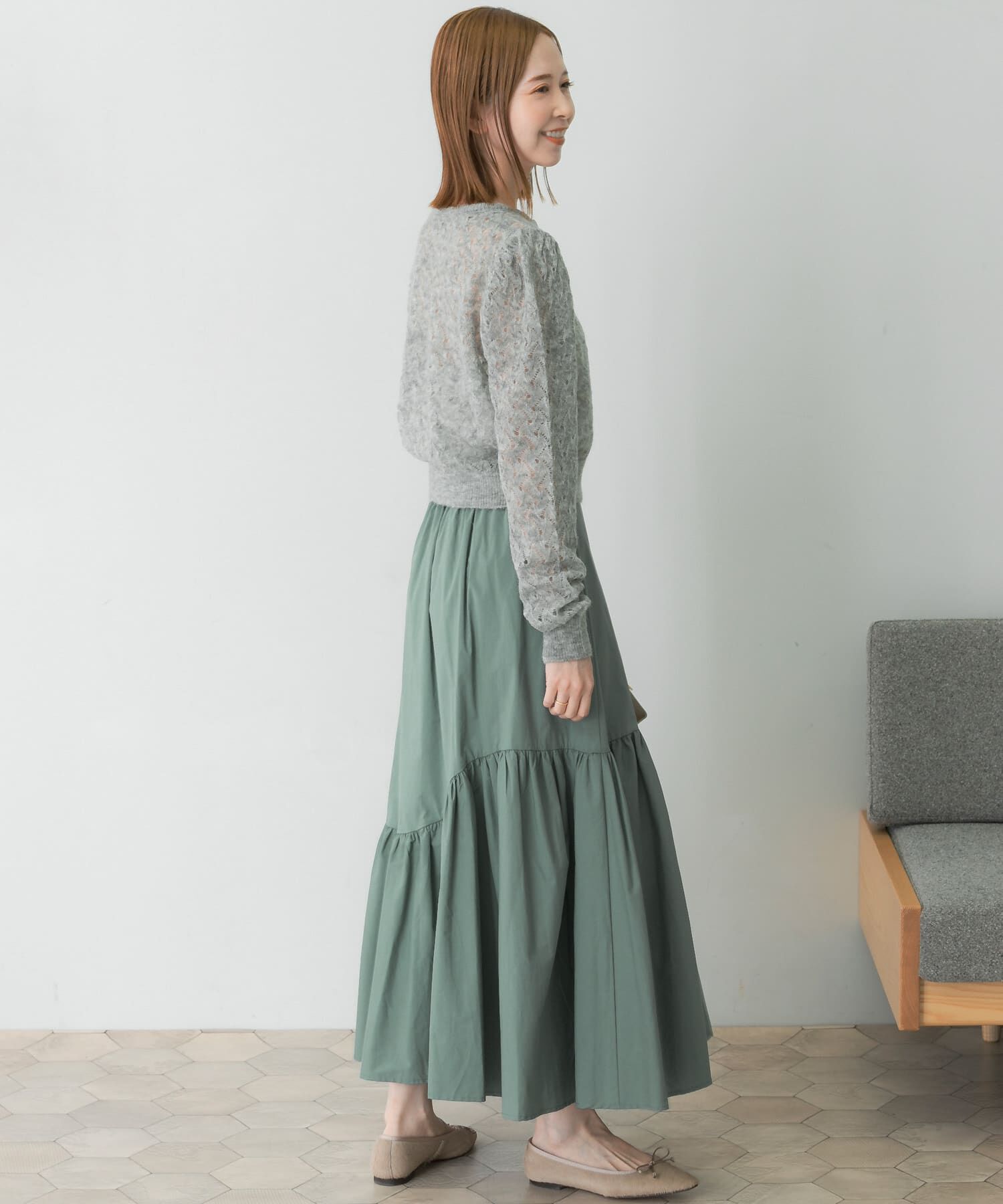 URBAN RESEARCH ROSSO「切替ボリュームスカート」|スカート|