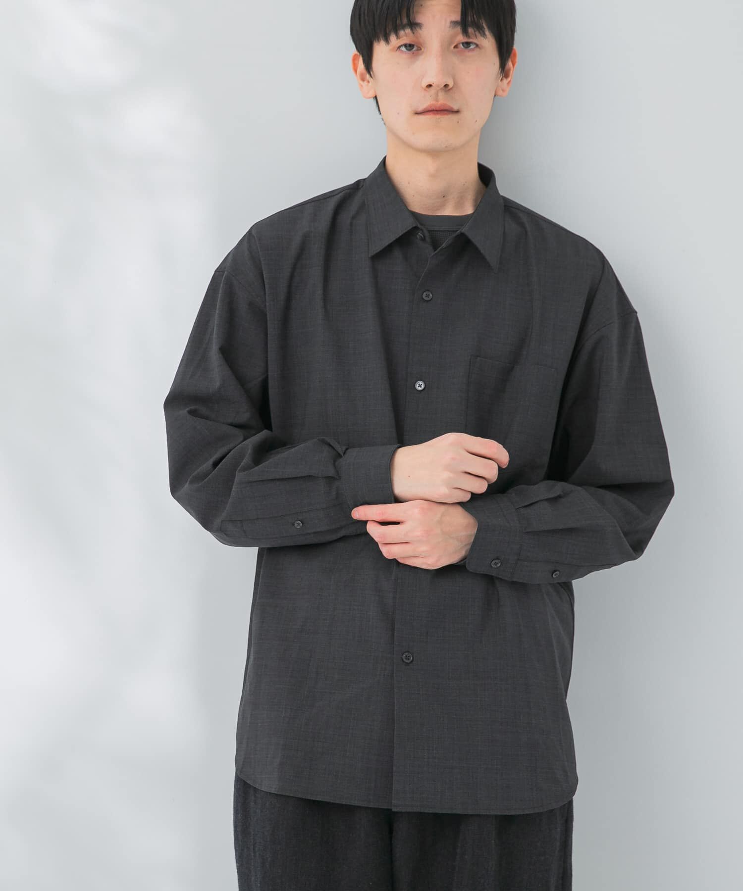 URBAN RESEARCH「『セットアップ対応』『マシンウォッシャブル』ST WASHABLE WOOL SHIRTS」|シャツ・ブラウス|