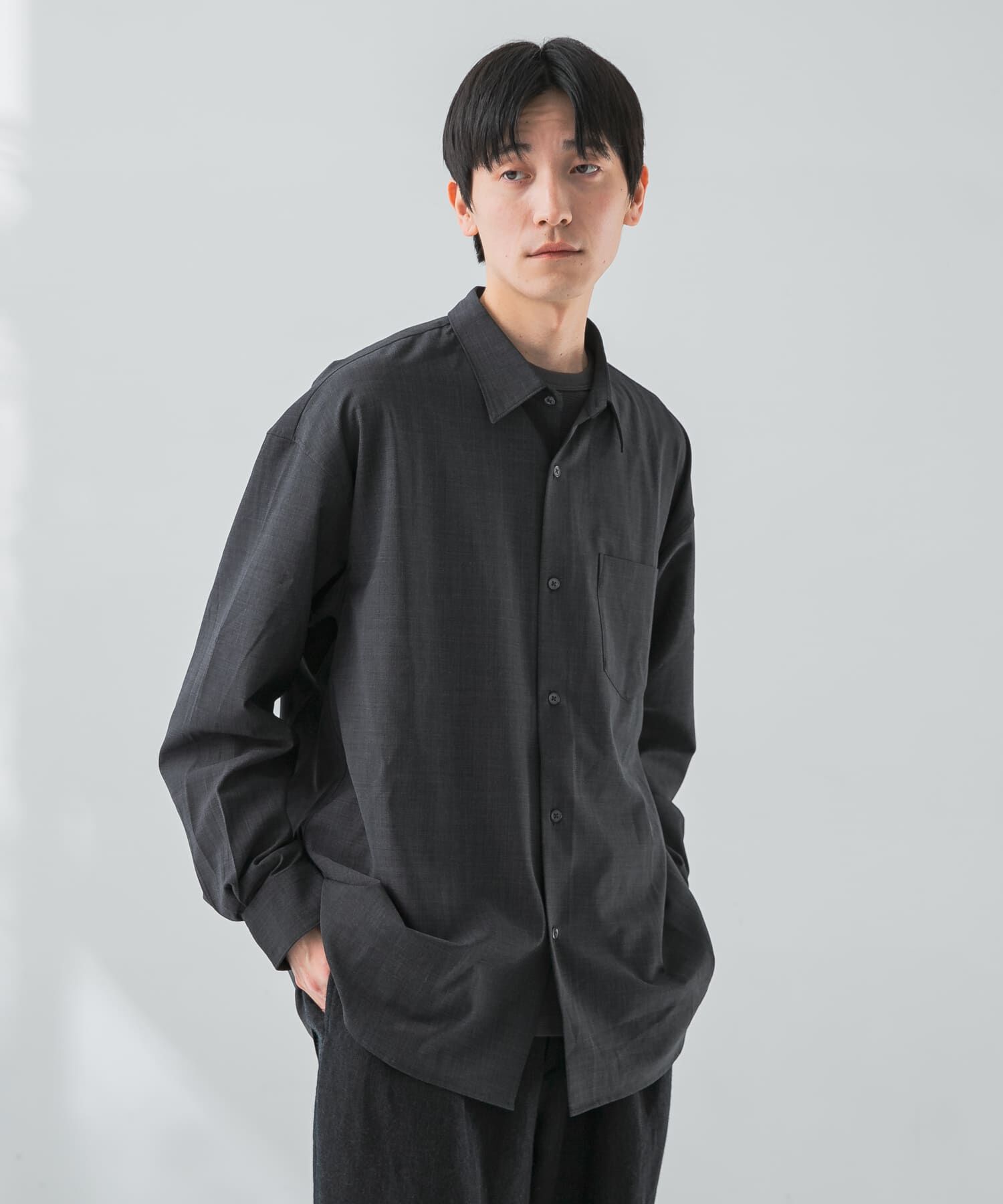 URBAN RESEARCH「『セットアップ対応』『マシンウォッシャブル』ST WASHABLE WOOL SHIRTS」|シャツ・ブラウス|