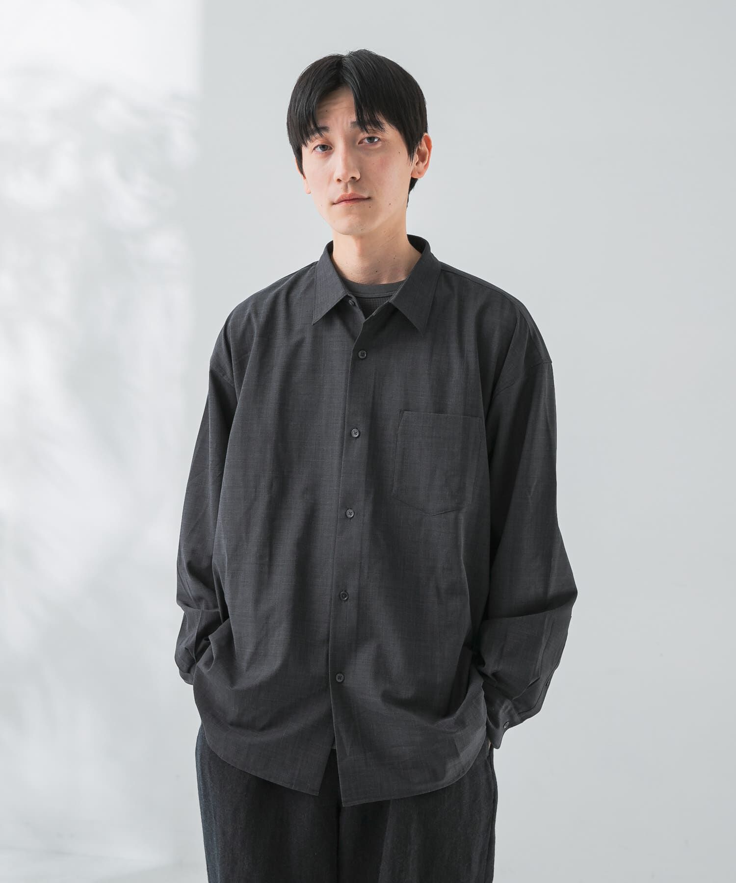 URBAN RESEARCH「『セットアップ対応』『マシンウォッシャブル』ST WASHABLE WOOL SHIRTS」|シャツ・ブラウス|