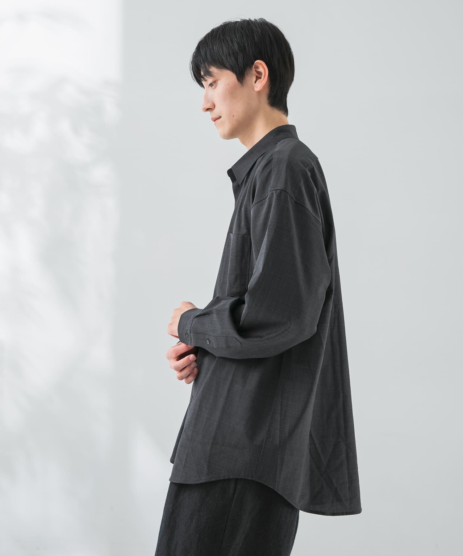URBAN RESEARCH「『セットアップ対応』『マシンウォッシャブル』ST WASHABLE WOOL SHIRTS」|シャツ・ブラウス|