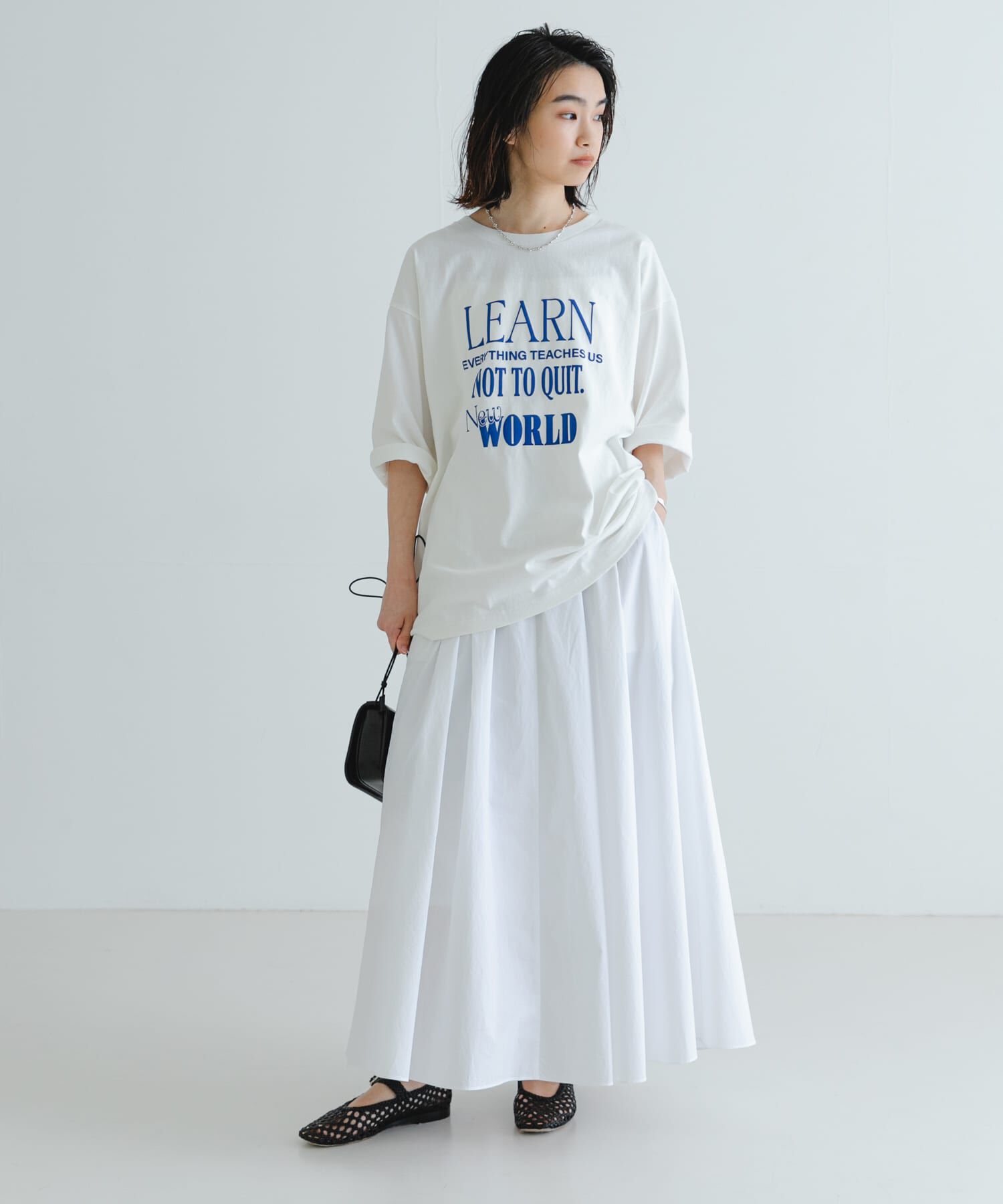 URBAN RESEARCH「コットンギャザーボリュームスカート」|スカート|