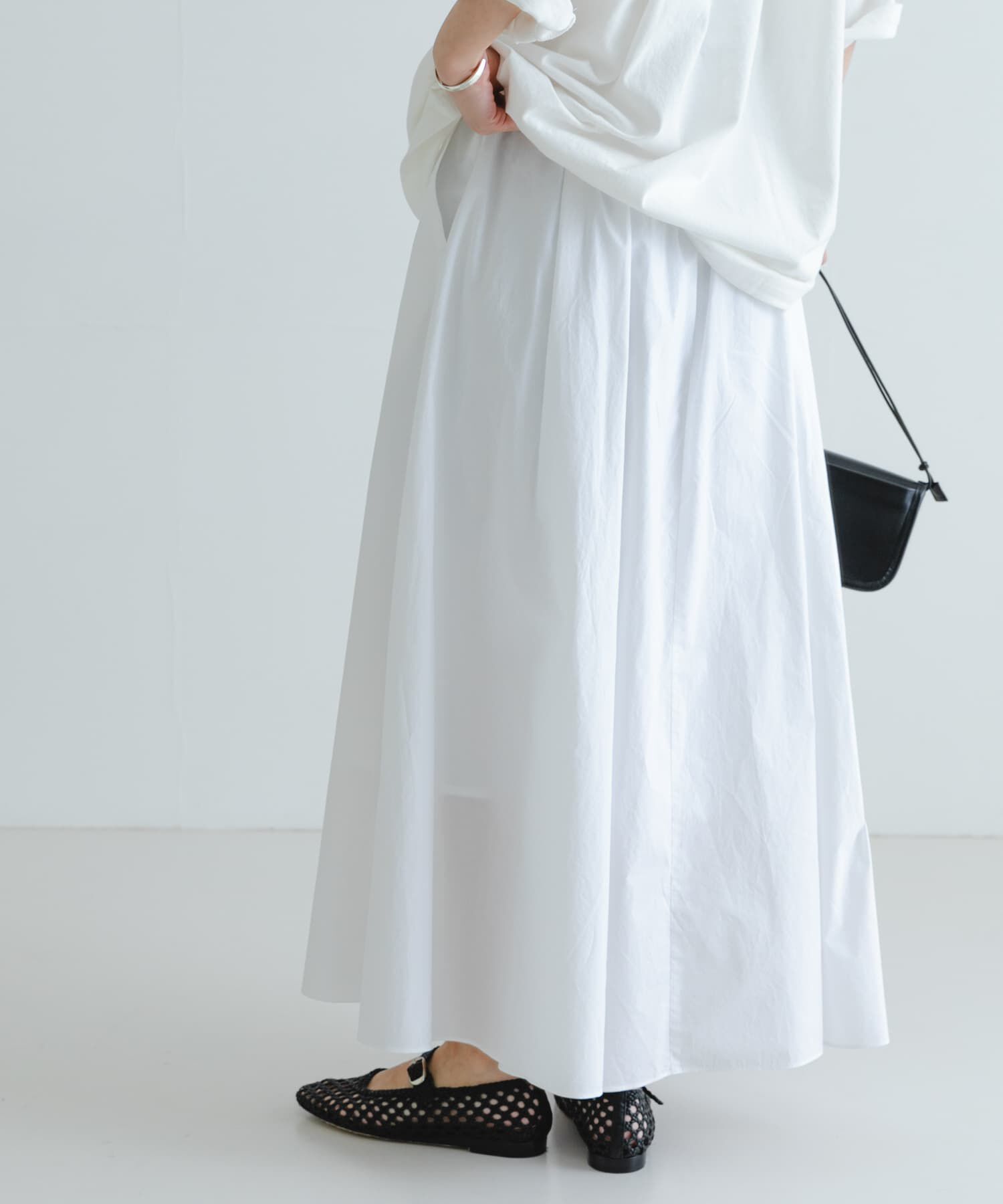 URBAN RESEARCH「コットンギャザーボリュームスカート」|スカート|