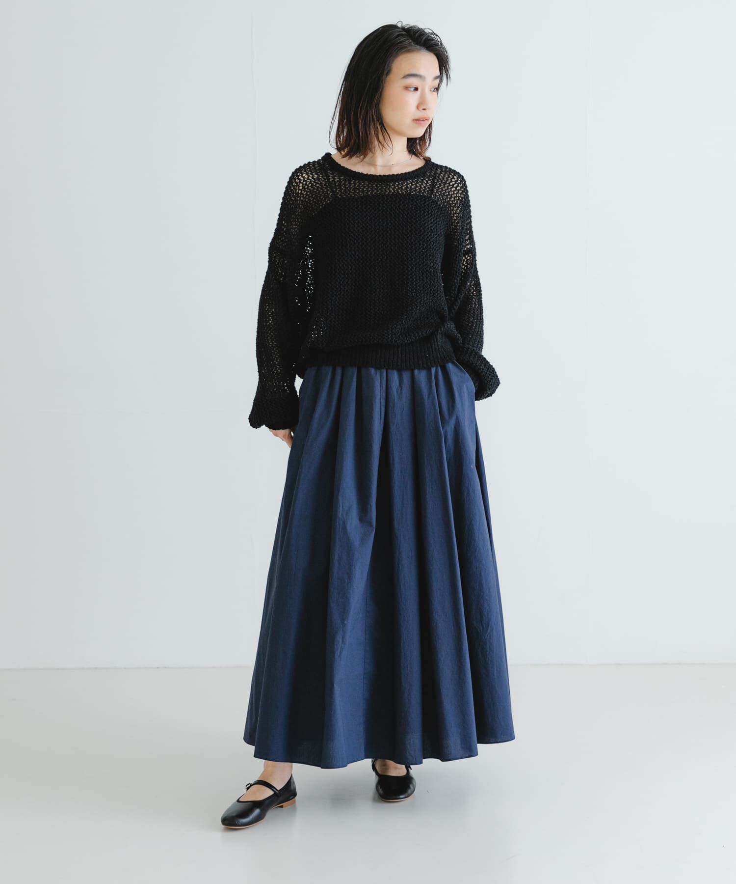 URBAN RESEARCH「コットンギャザーボリュームスカート」|スカート|