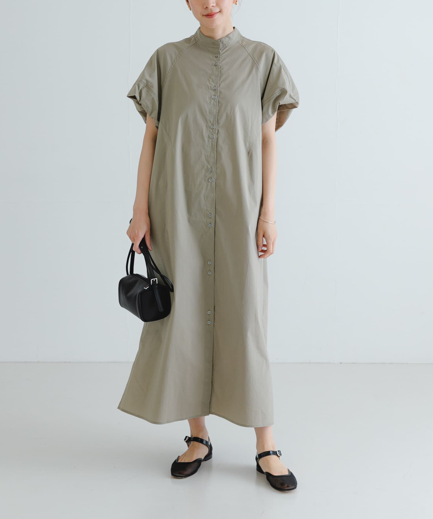 URBAN RESEARCH「スタンドカラーワンピース」|ワンピース|